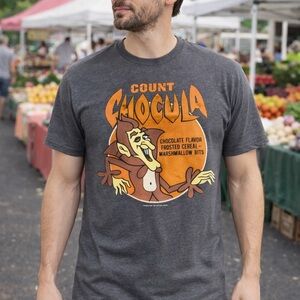 Count Chocula T Shirt Men Large Tee Luv Vintage retro Style 80’s 90’s Cereal Y2K